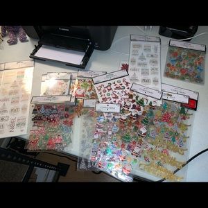 Christmas stickers lot